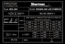 MIG Keevitusseade 205 LCD Synergic 200A 230V