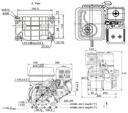 Mootor G270F-A 25mm käsistarter Loncin