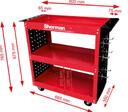 Tööriistakäru punane Sherman