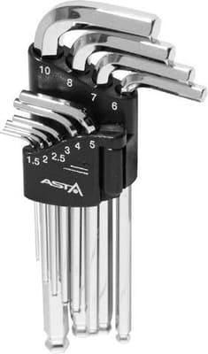 Kuuskantvõtmete komplekt (pikad) ASTA