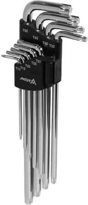 TORX kuustähikvõtmete komp. (pikad) ASTA