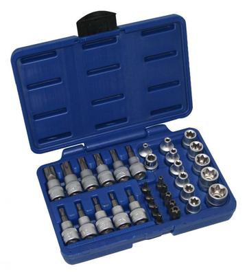 TORX otsikute ja padrunite kmp. 3/8" ASTA