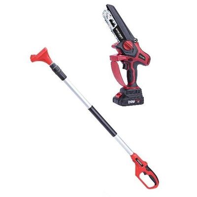 Akukettsaag teleskooppikendusega 20V LI-ION. WORCRAFT
