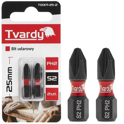 Otsikud 2tk. PH2 25mm S2 Tvardy