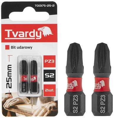 Otsikud 2tk. PZ3 25mm S2 Tvardy