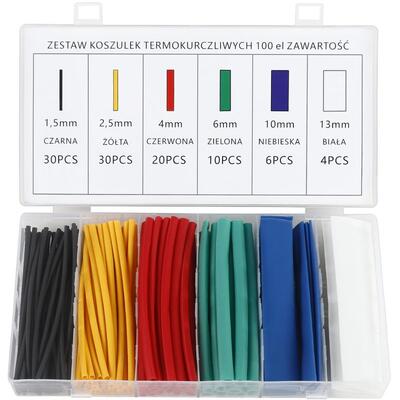 Termokahanev rüüs. Komplekt 1.5-13mm 100 osa