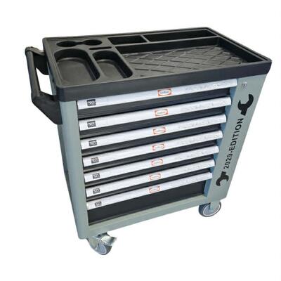 Tööriistakäru. 7-sahtlit. 258-osa. StahlKaiser
