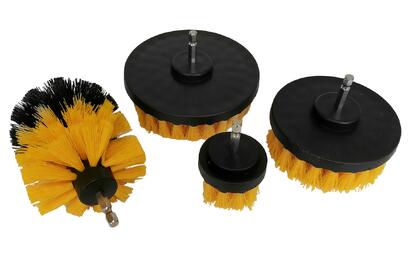 Puhastusharjade kmp. 4-osa. 2" / 3,5" /4" /5"