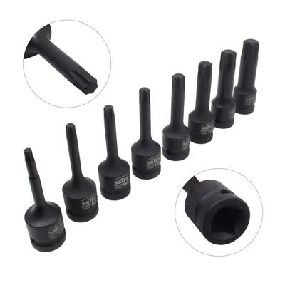 Löökpadrun Torx otsikute kmp. 1/2" SATRA