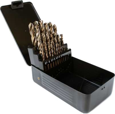 Metallipuuride HSS-Co komplekt 25-osa, 1-13mm