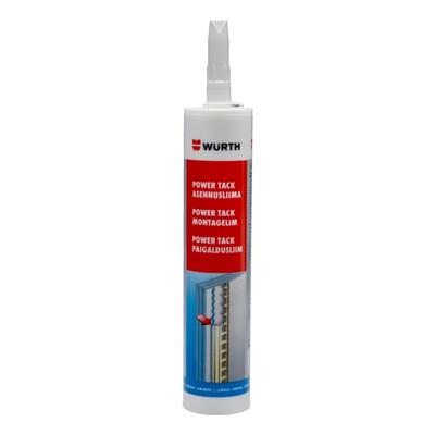 Paigaldusliim POWER TACK valge 290ml. Würth