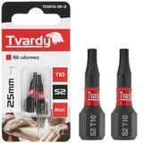 Otsikud 2tk. T10 25mm S2 Tvardy