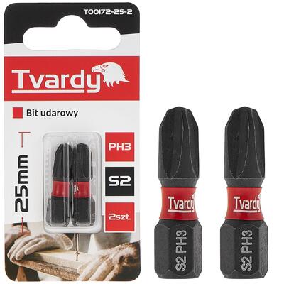 Otsikud 2tk. PH3 25mm S2 Tvardy