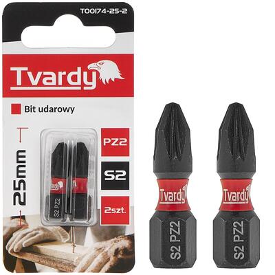 Otsikud 2tk. PZ2 25mm S2 Tvardy