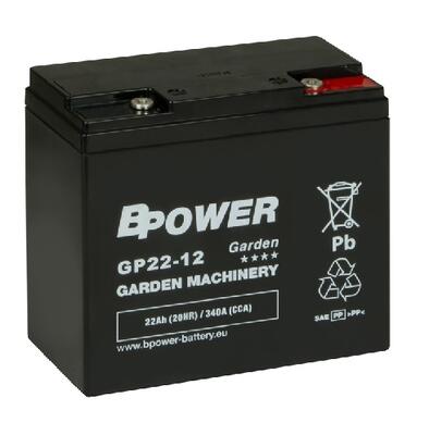 BPower Garden AGM aku 12V 22Ah GP22